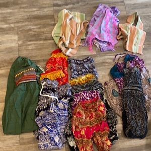 11 pants 18mo-adult M. 5 handbags